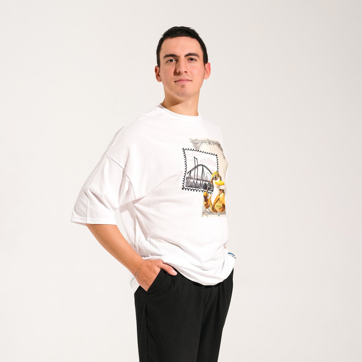 Beyaz Yetişkin Vialand Tişört 2024