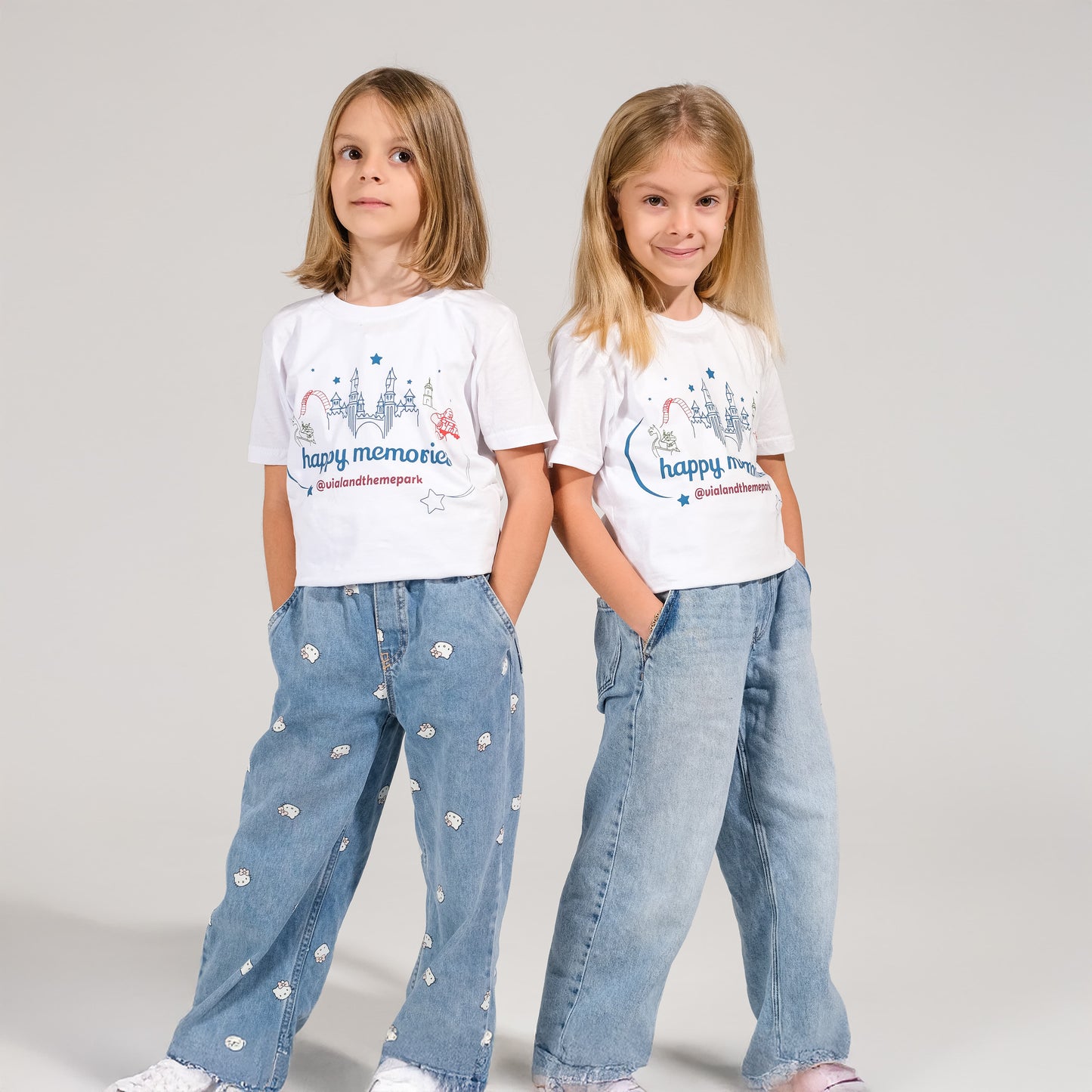 Beyaz Yetişkin Vialand Tişört