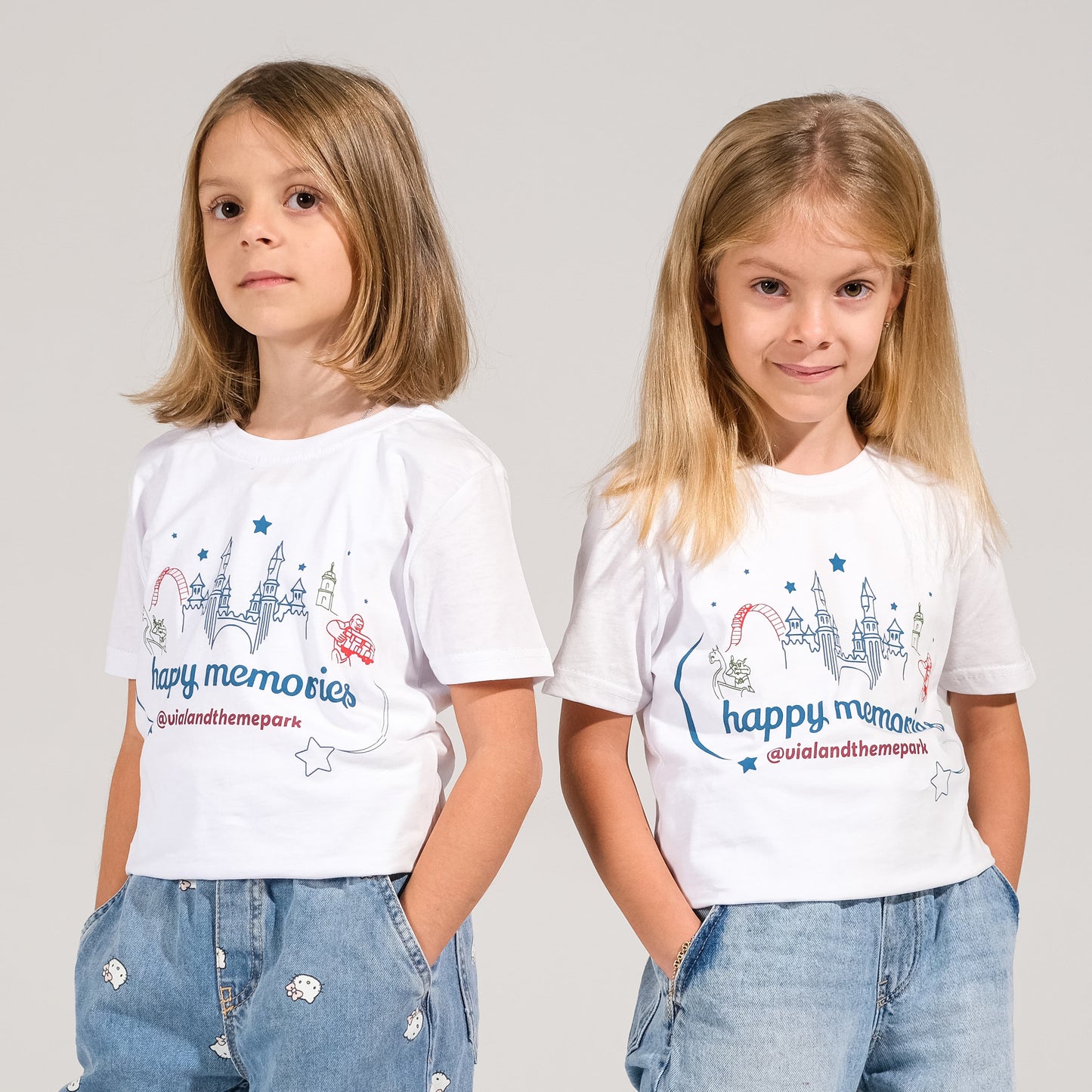 Beyaz Yetişkin Vialand Tişört