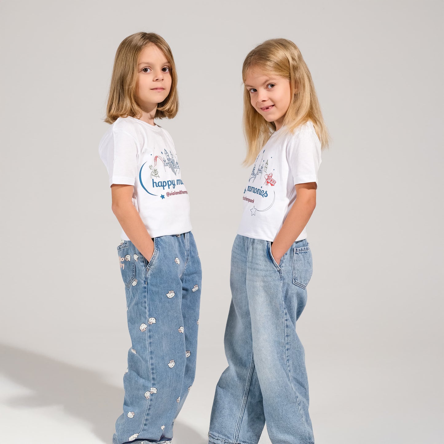 Beyaz Yetişkin Vialand Tişört