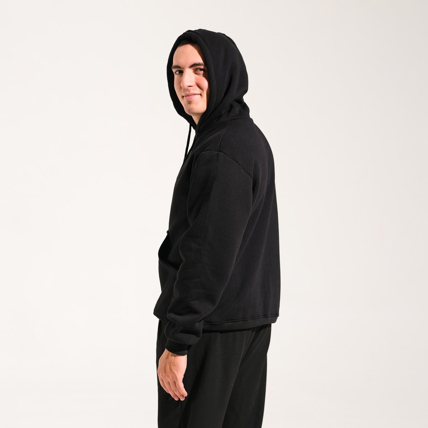 Vialand Kapüşonlu Siyah Renk Sweatshirt