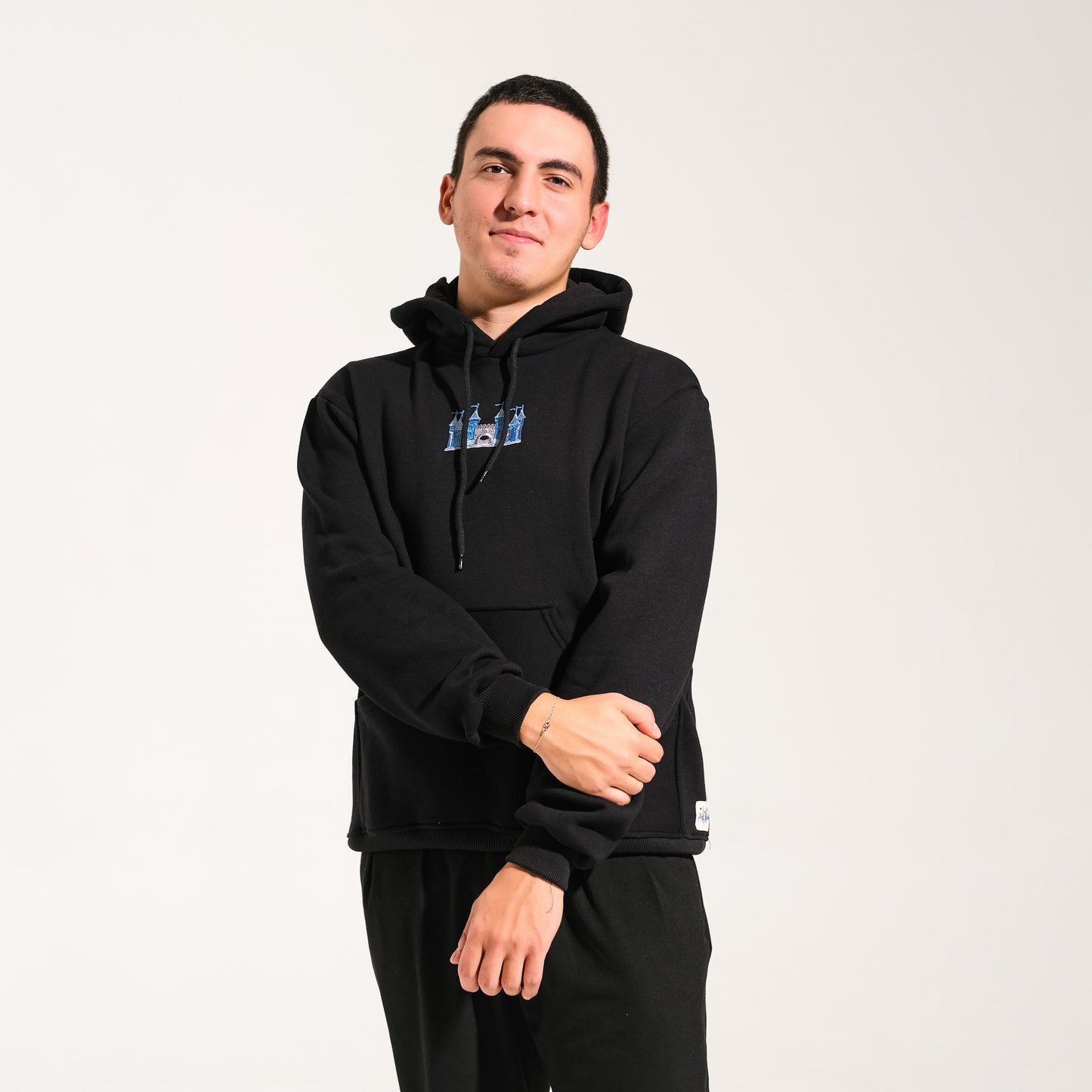 Vialand Kapüşonlu Siyah Renk Sweatshirt