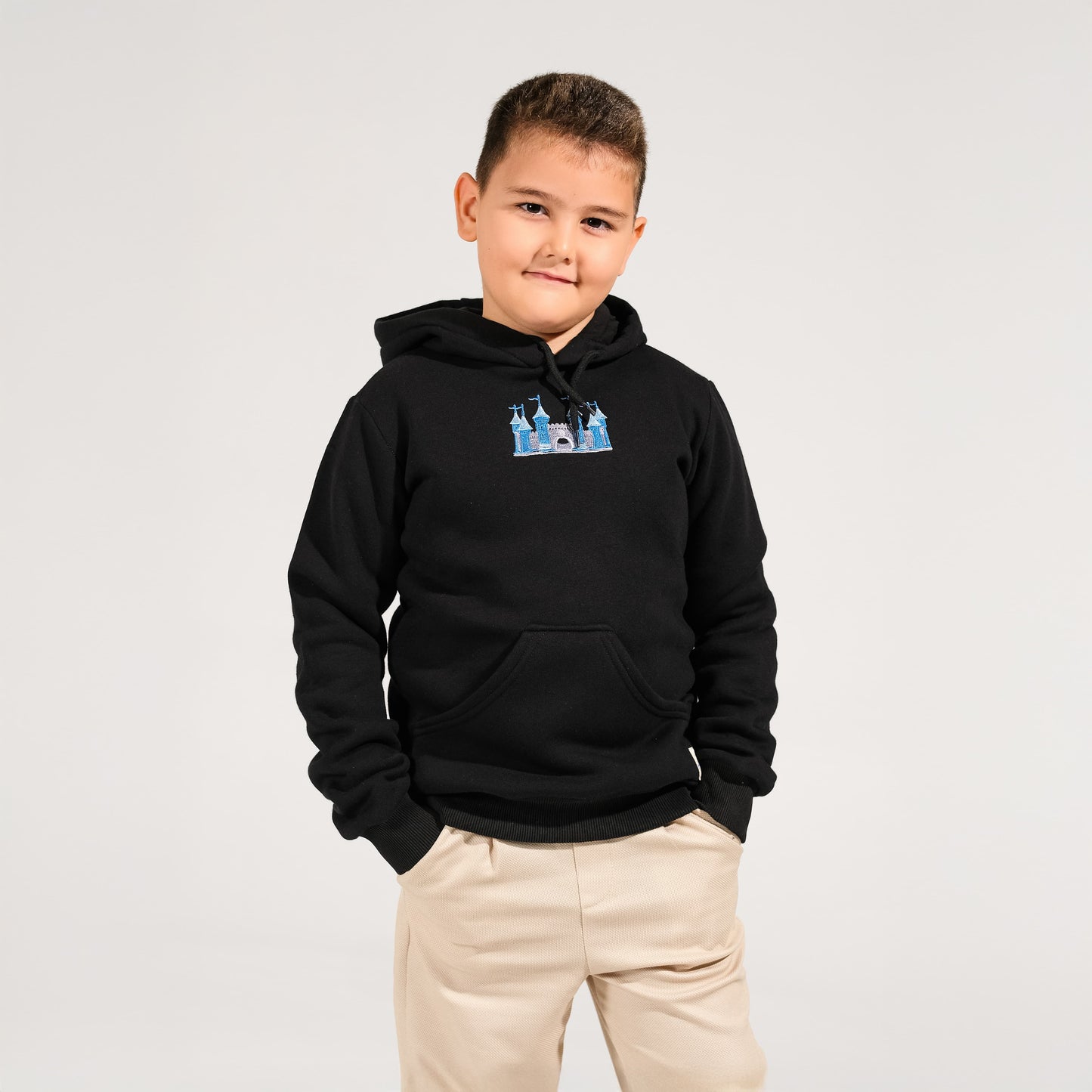 Vialand Kapüşonlu Siyah Renk Sweatshirt