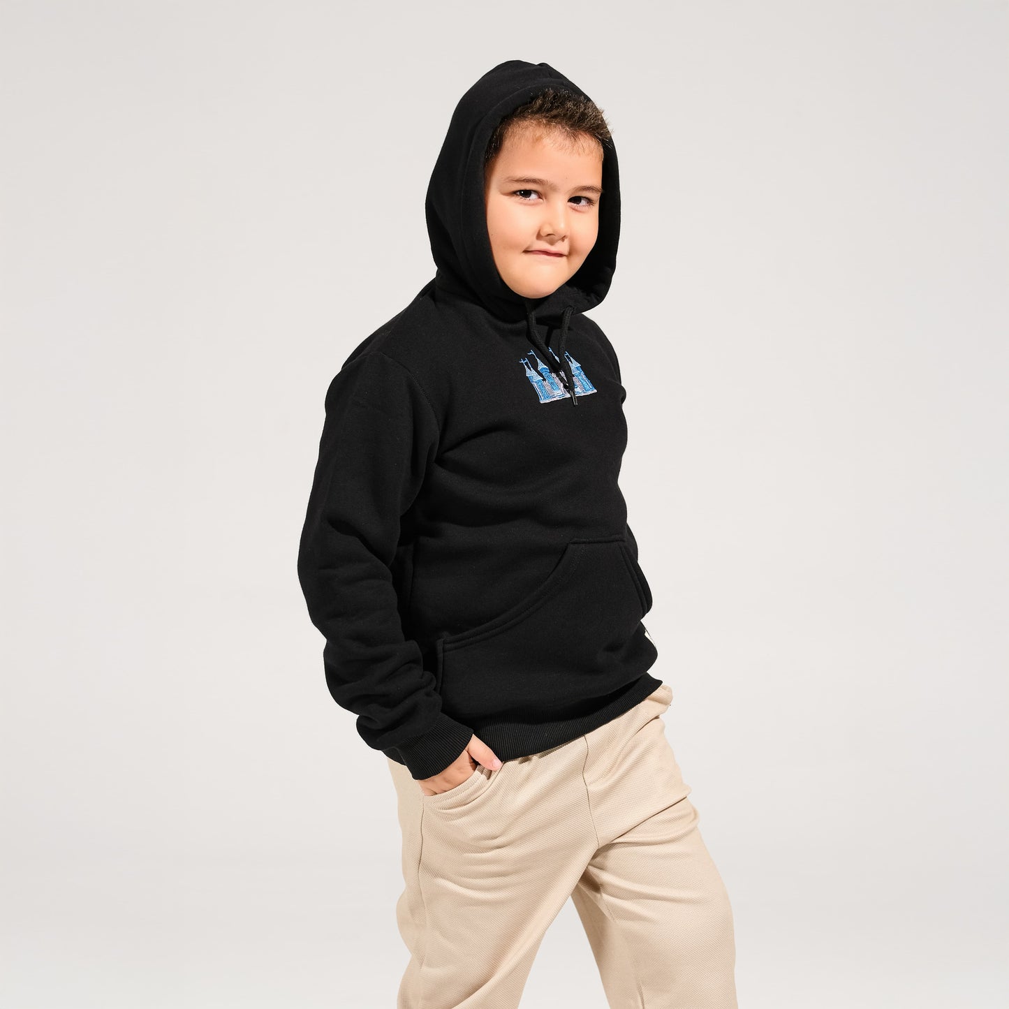 Vialand Kapüşonlu Siyah Renk Sweatshirt