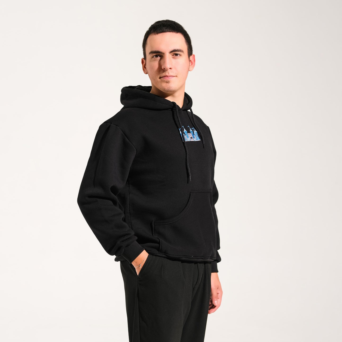 Vialand Kapüşonlu Siyah Renk Sweatshirt