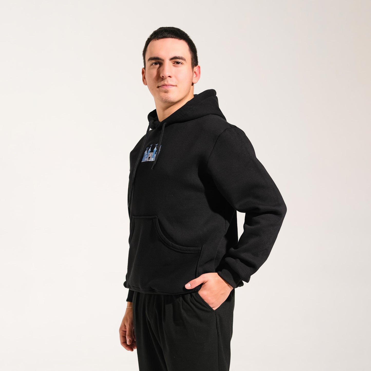 Vialand Kapüşonlu Siyah Renk Sweatshirt