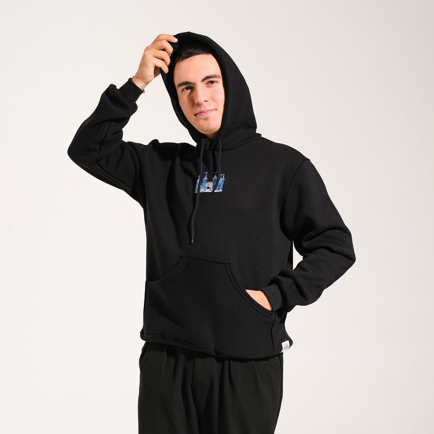 Vialand Kapüşonlu Siyah Renk Sweatshirt
