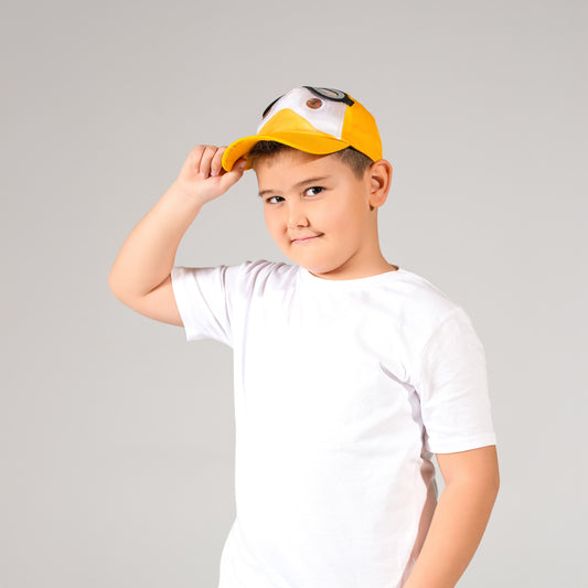 Aplike Detaylı Kaptan Gaga Şapka