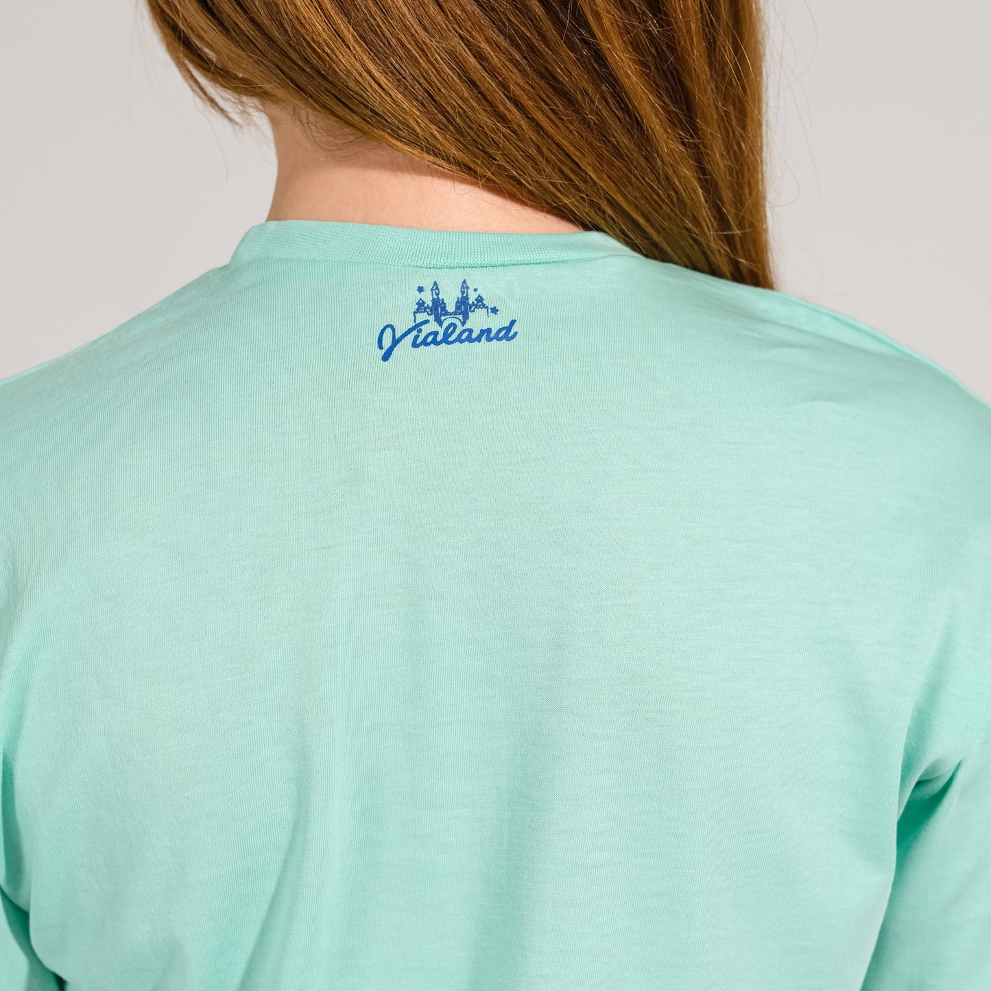 Mint Bisiklet Yaka Viking Baskılı Tişört