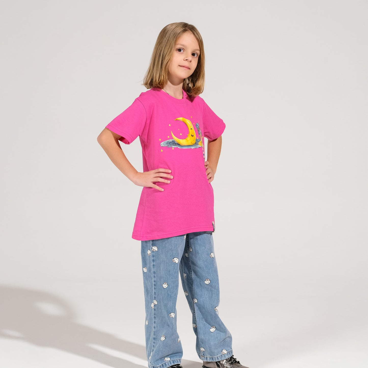 Vega Tasarımlı Fuşya Renk Tişört