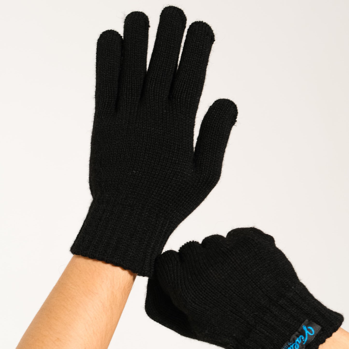 Vialand Logolu Siyah Eldiven